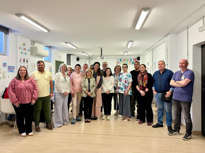 Ana Mata visita en Úbeda el Curso de Gestión de Llamadas de Teleasistencia, en el marco de la Formación Profesional para el empleo