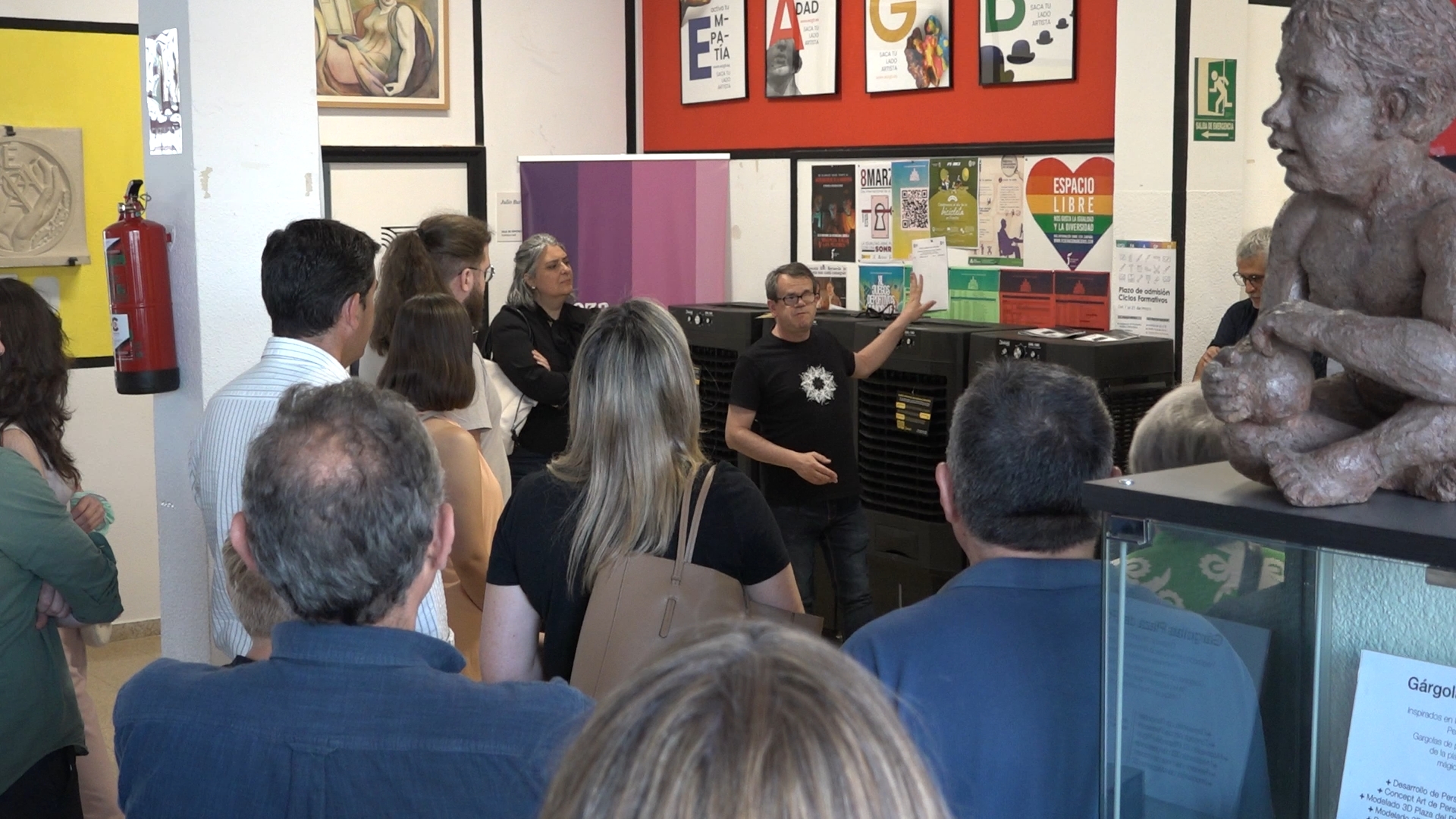 La Escuela de Arte Gaspar Becerra muestra el talento de su alumnado en una triple exposicion en Baeza 1.96.1