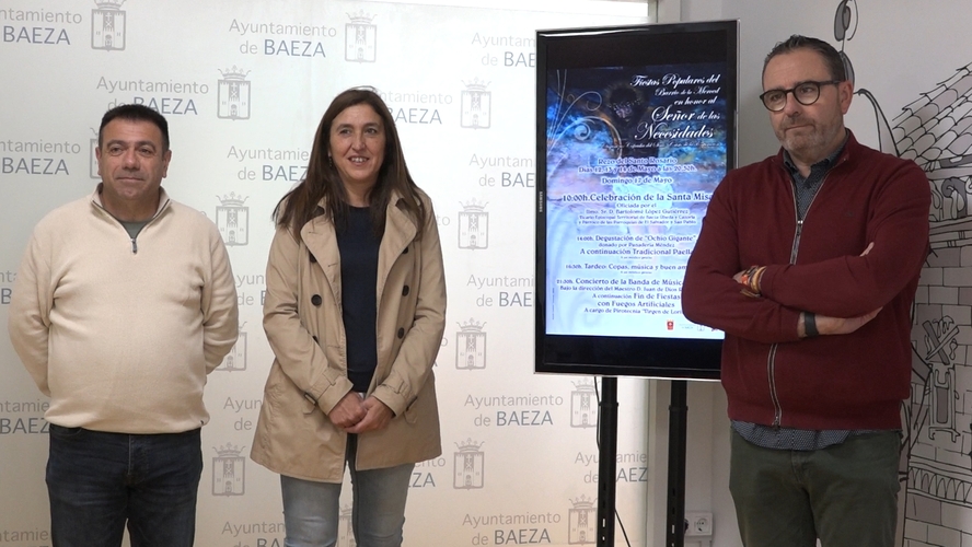 Baeza presenta la programación de las fiestas populares en honor al Señor de las Necesidades