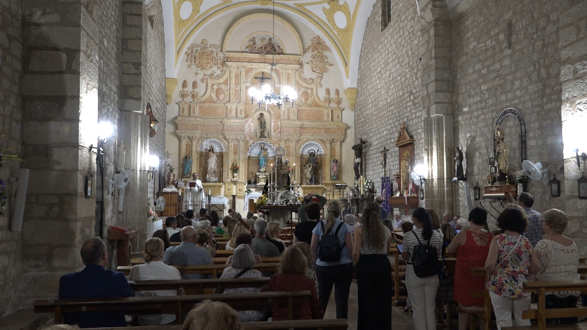 Santa María del Alcázar, Patrona de Baeza, visita El Mármol, Rus y La Yedra con motivo de su próxima Coronación Canónica y Pontificia