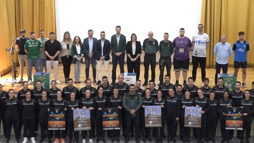 Úbeda, Baeza y la Academia de la Guardia Civil presentan el IX Trofeo Triangular ‘Patrimonio de la Humanidad’ y el Encuentro de Baloncesto por la Igualdad