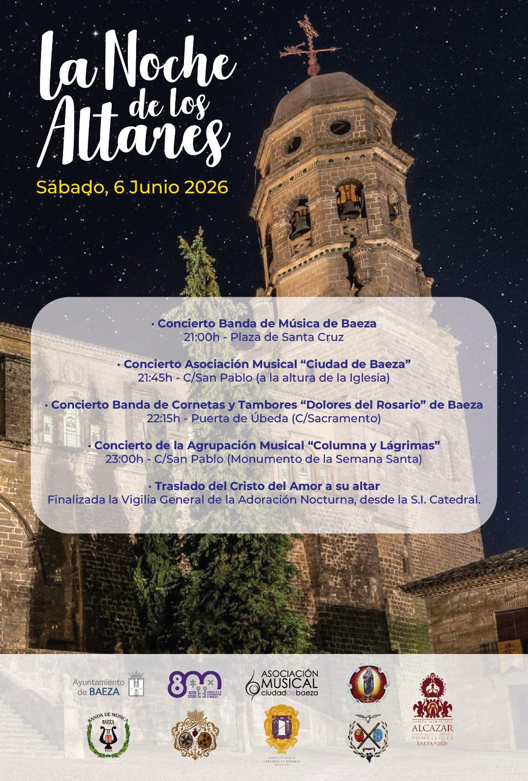 Baeza presenta una nueva edición de "La Noche de los Altares" para el Corpus Christi 2 711465869 1337946285191920 88978781383966986 n