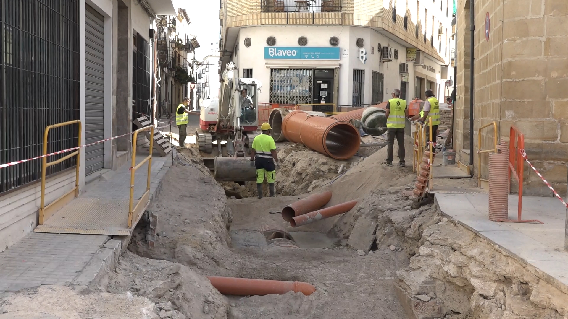 Baeza avanza en la modernizacion de su centro historico 1.129.1