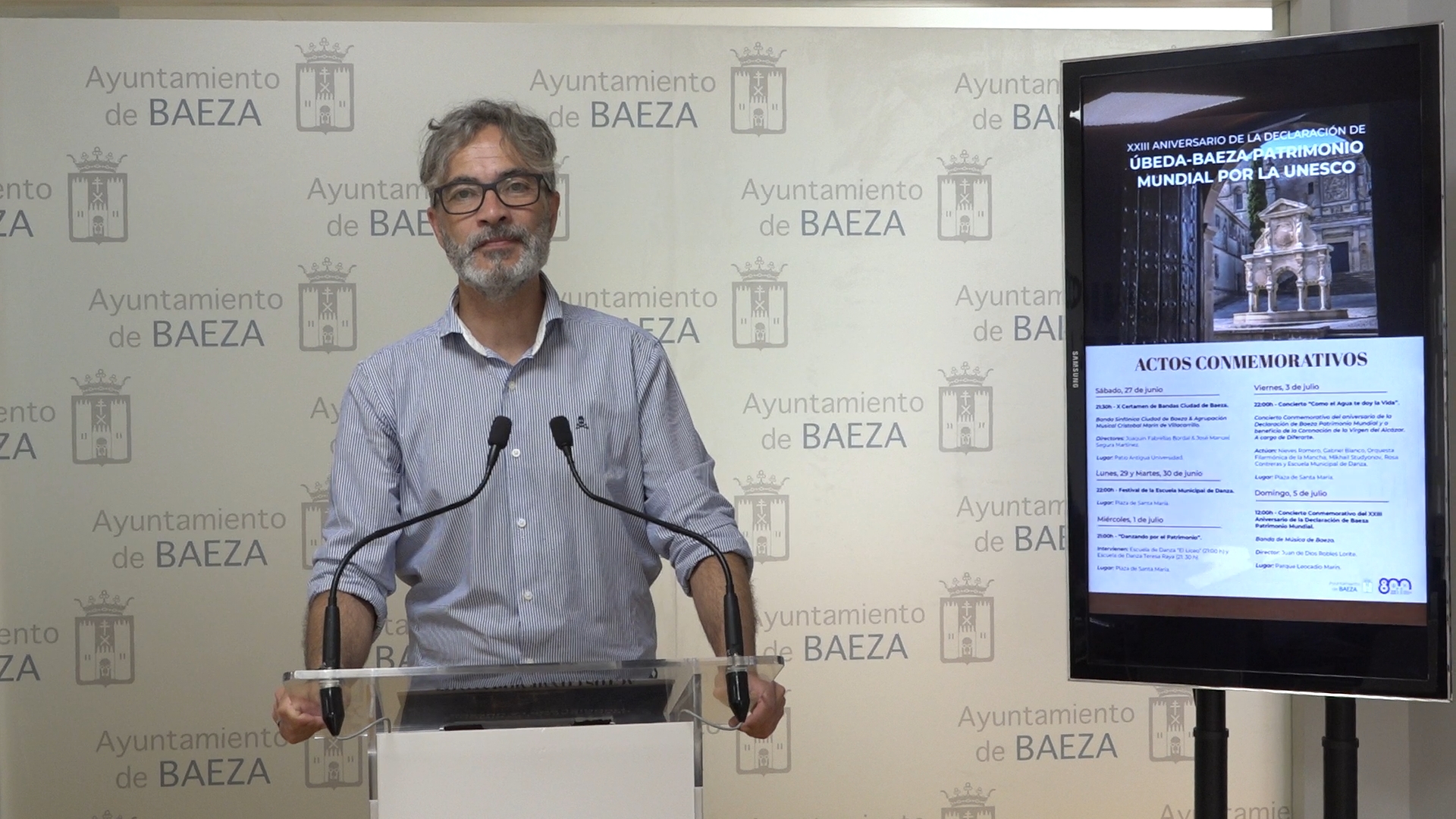 Baeza conmemorara el 23o aniversario de su declaracion como Ciudad Patrimonio de la Humanidad con una amplia programacion cultural 1.121.1