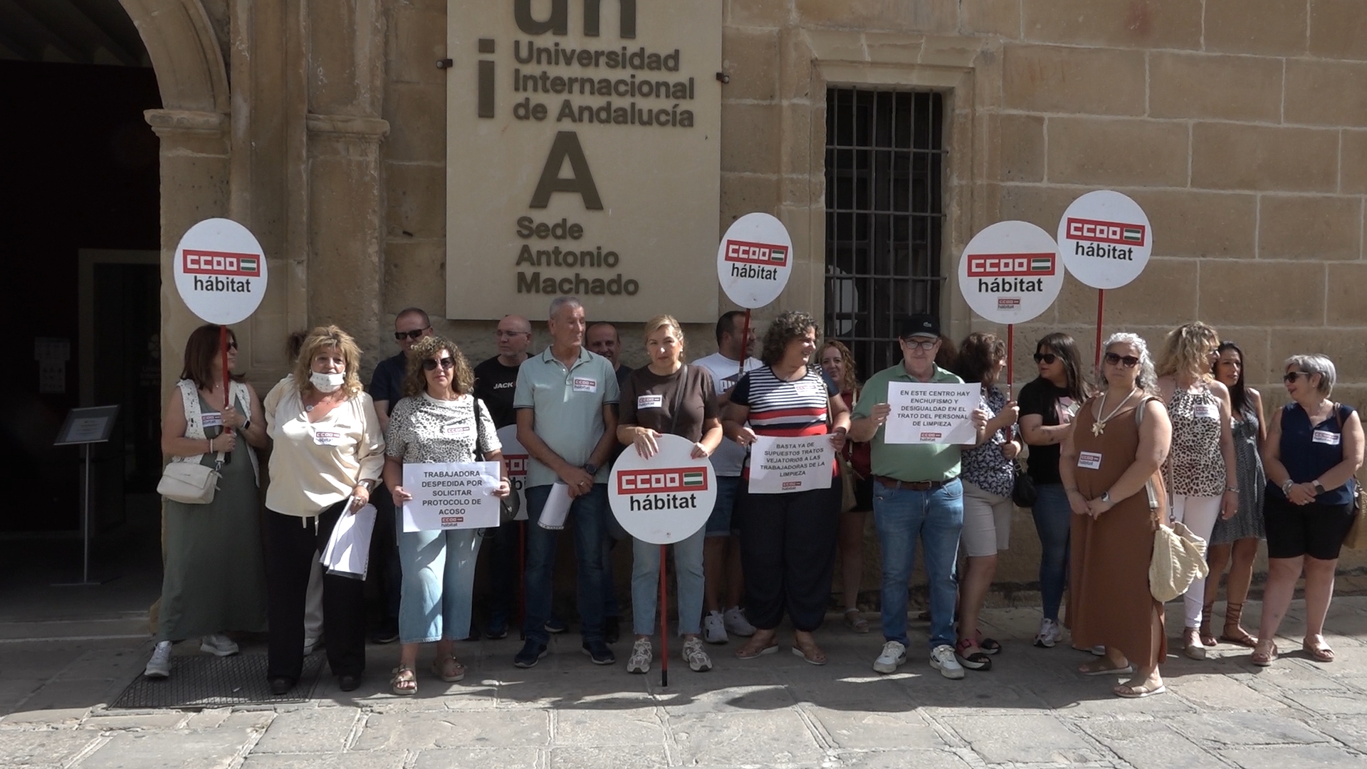 CCOO denuncia el despido de una trabajadora tras activar un protocolo por acoso laboral en el servicio de limpieza de la UNIA en Baeza 1.115.1