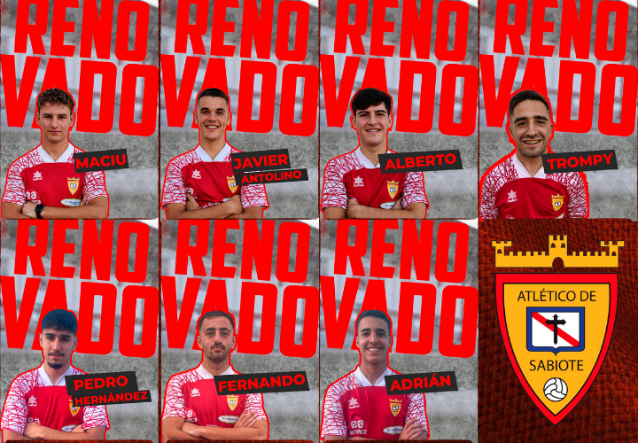 El Atletico Sabiote ha oficializado la renovacion de gran parte de la plantilla de la temporada pasada