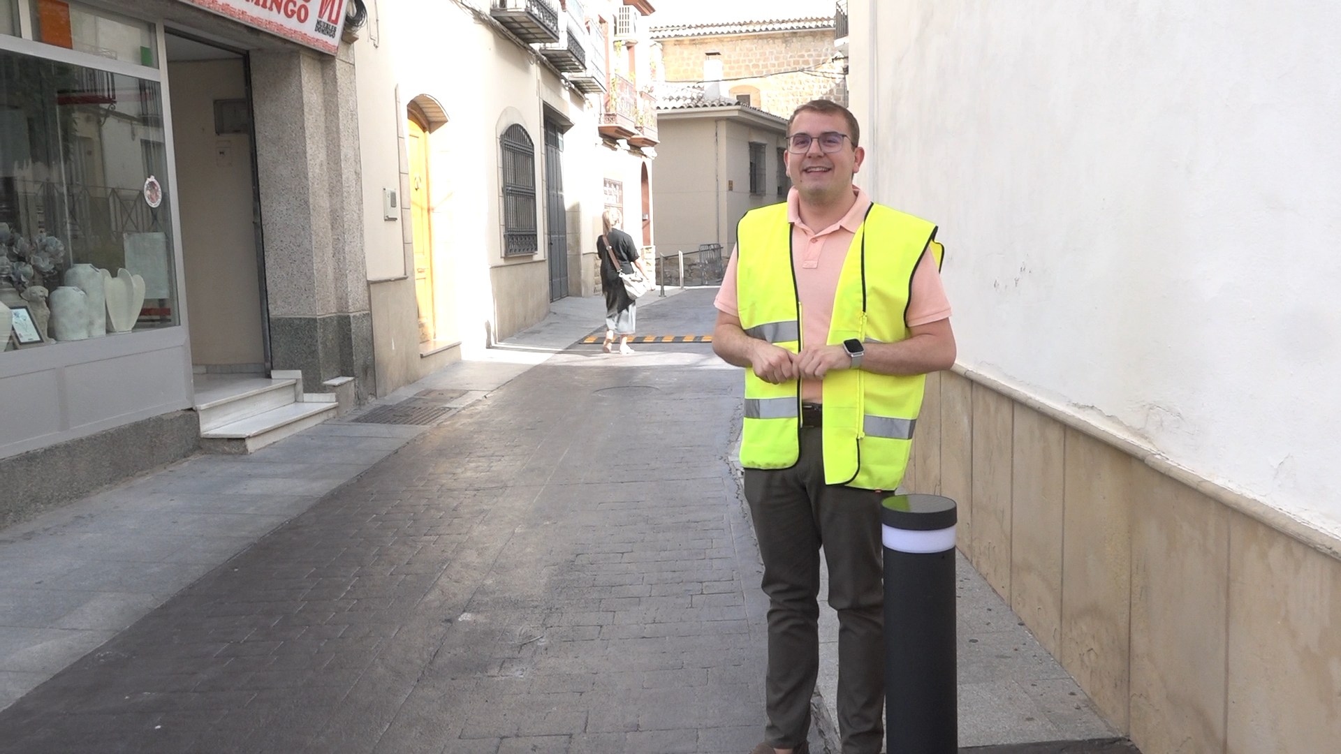 El Ayuntamiento de Rus concluye las obras de mejora del pavimento y asfaltado en la zona centro