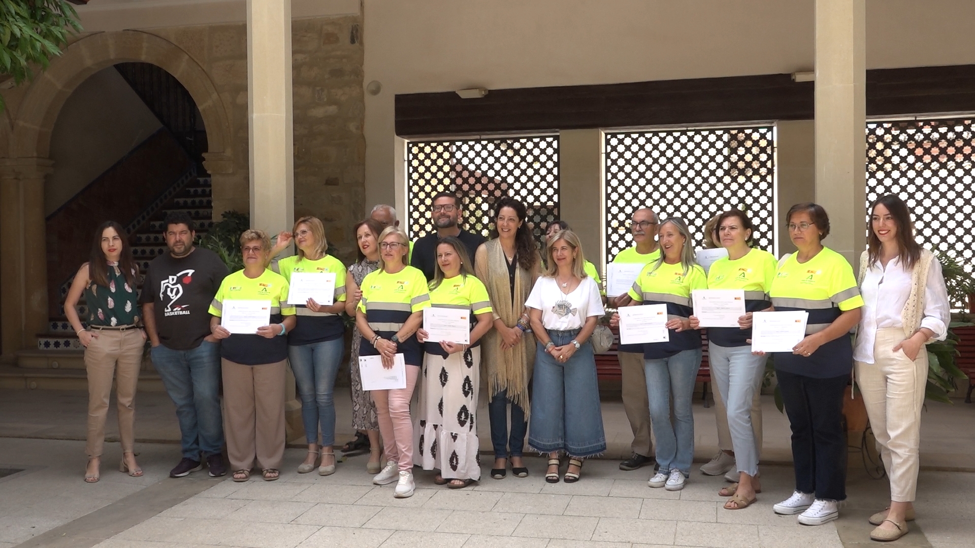 El alumnado ubetense culmina su especialización en construcción en el programa anual Empleo y Formación (PEF) de la Junta