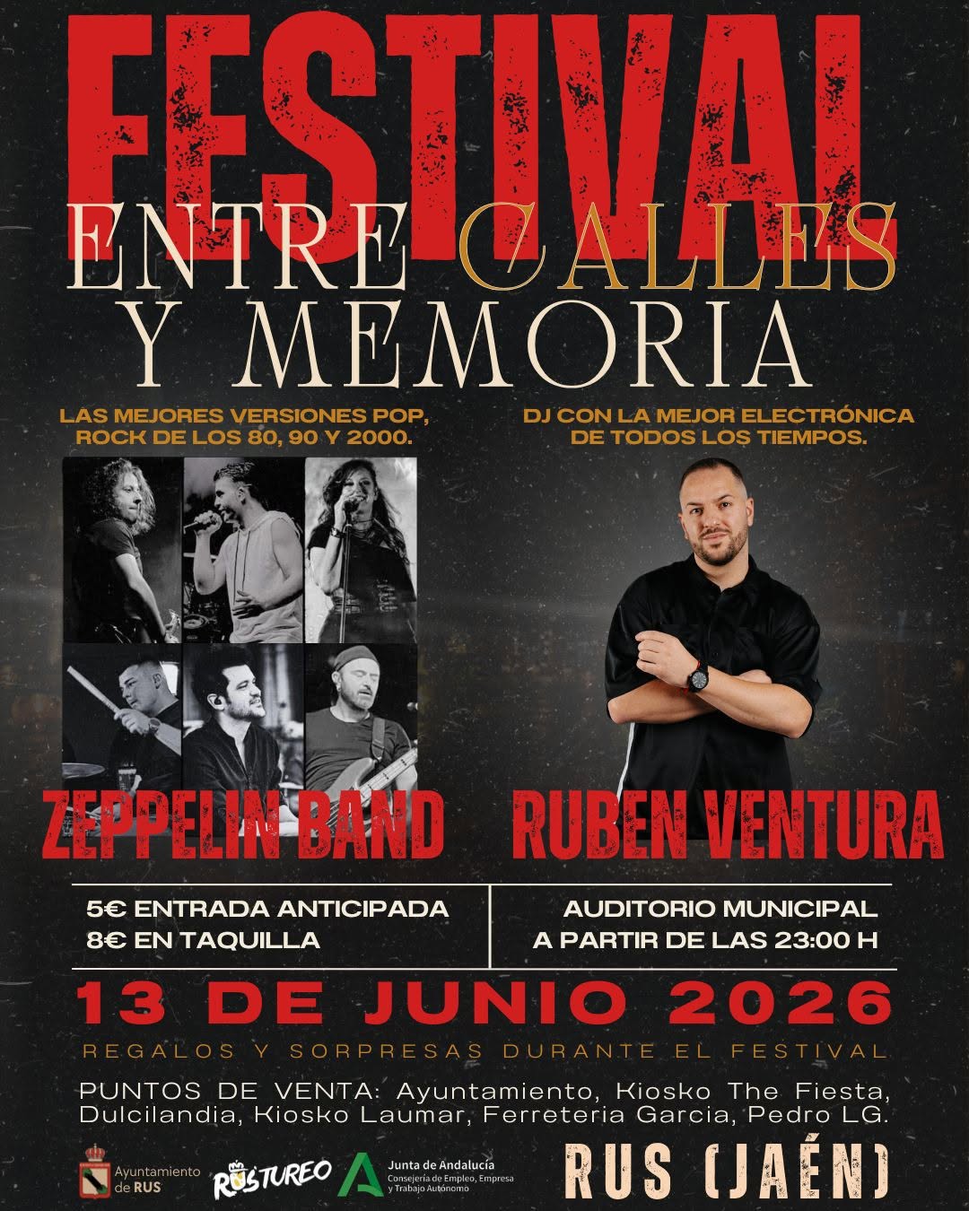 Entre Calles y Memoria conmemorara en Rus el tercer aniversario de Rustureo 2