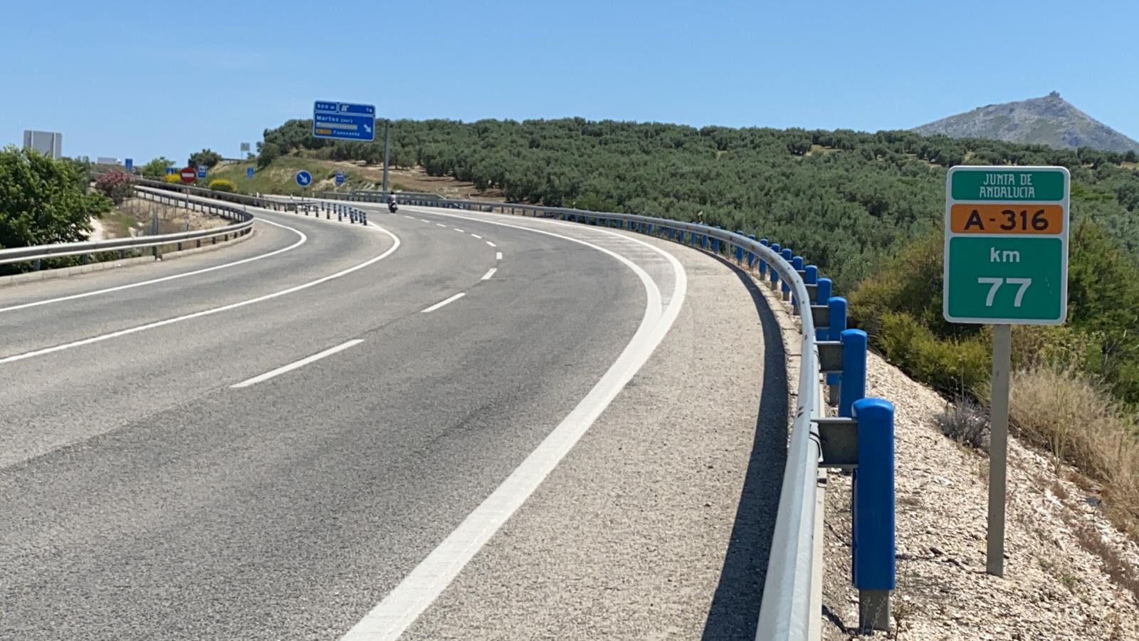 La Junta adjudica la asistencia tecnica de la Autovia del Olivar en el tramo entre Martos y arroyo Salado