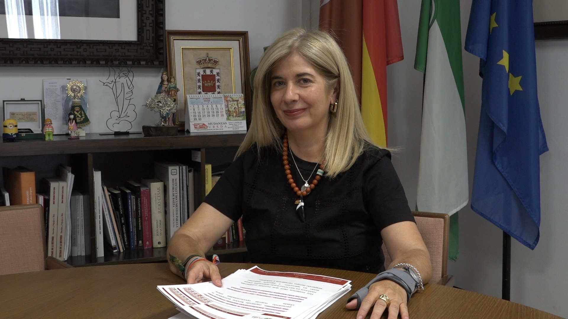 La alcaldesa de Ubeda hace balance de los tres ultimos anos de mandato 1.101.1