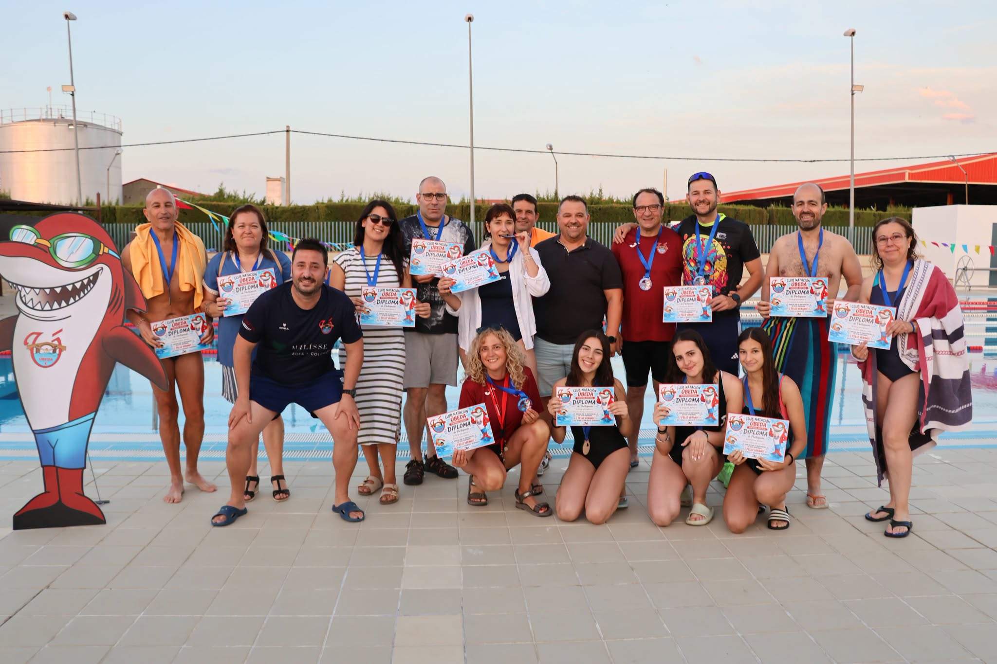 La natacion en Ubeda despide la temporada reconociendo el esfuerzo y la constancia de sus participantes