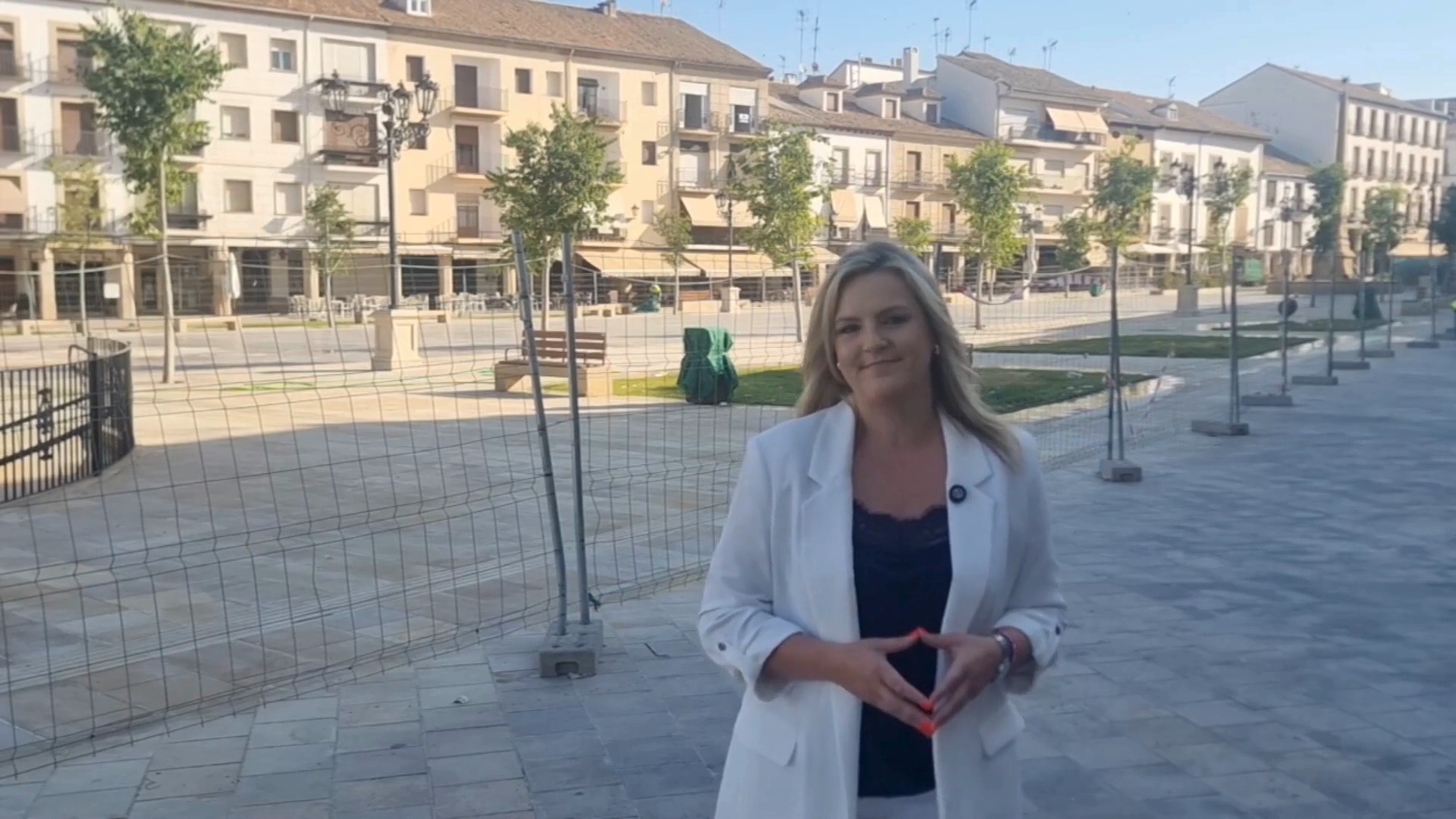 Lola Marin celebra la finalizacion del Paseo de la Constitucion 1.61.1