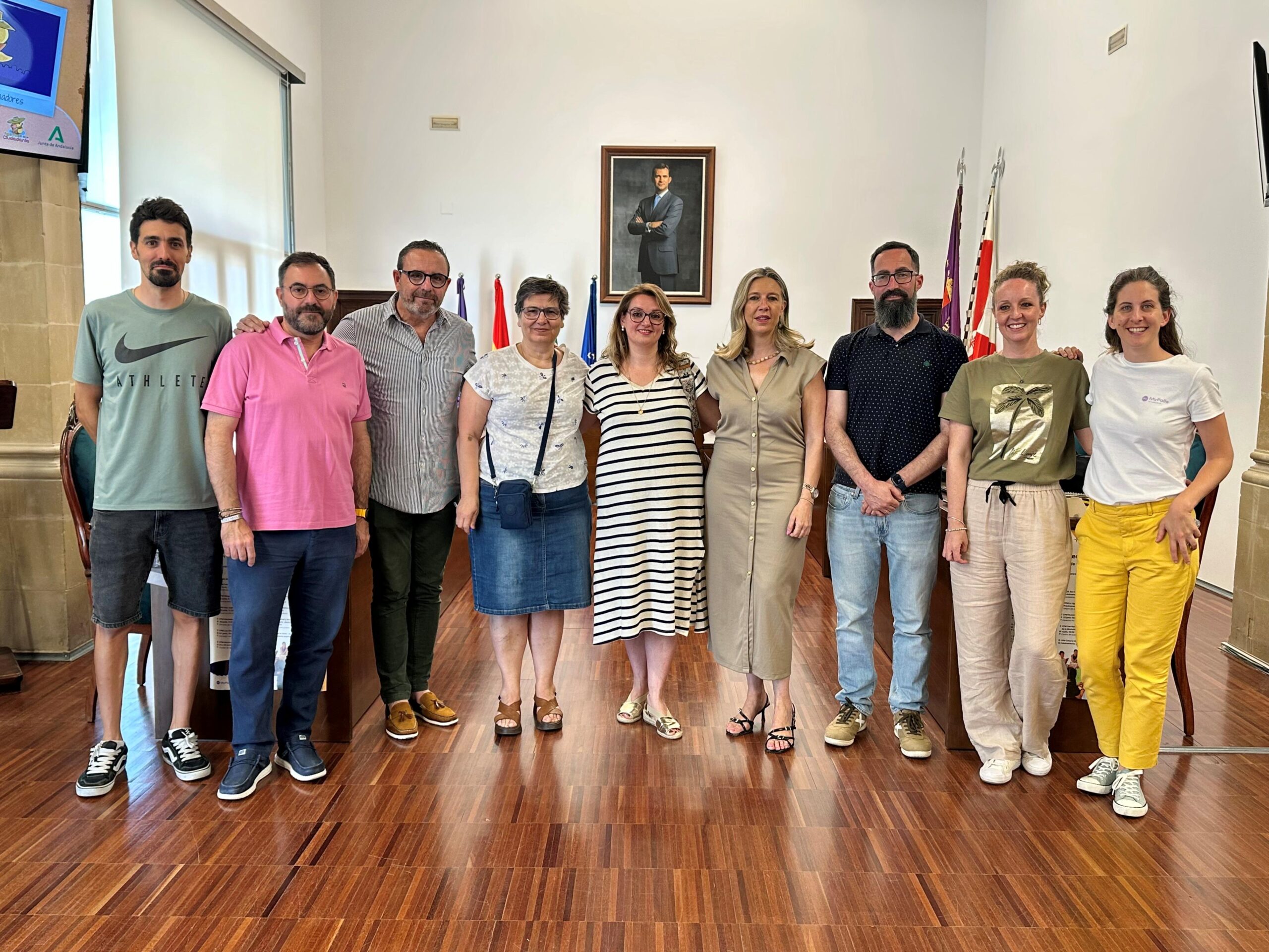 Los jovenes de Baeza presentan una propuesta ambiental tras conocer de primera mano las dinamicas de participacion ciudadana en el Ayuntamiento de Baeza 1 scaled