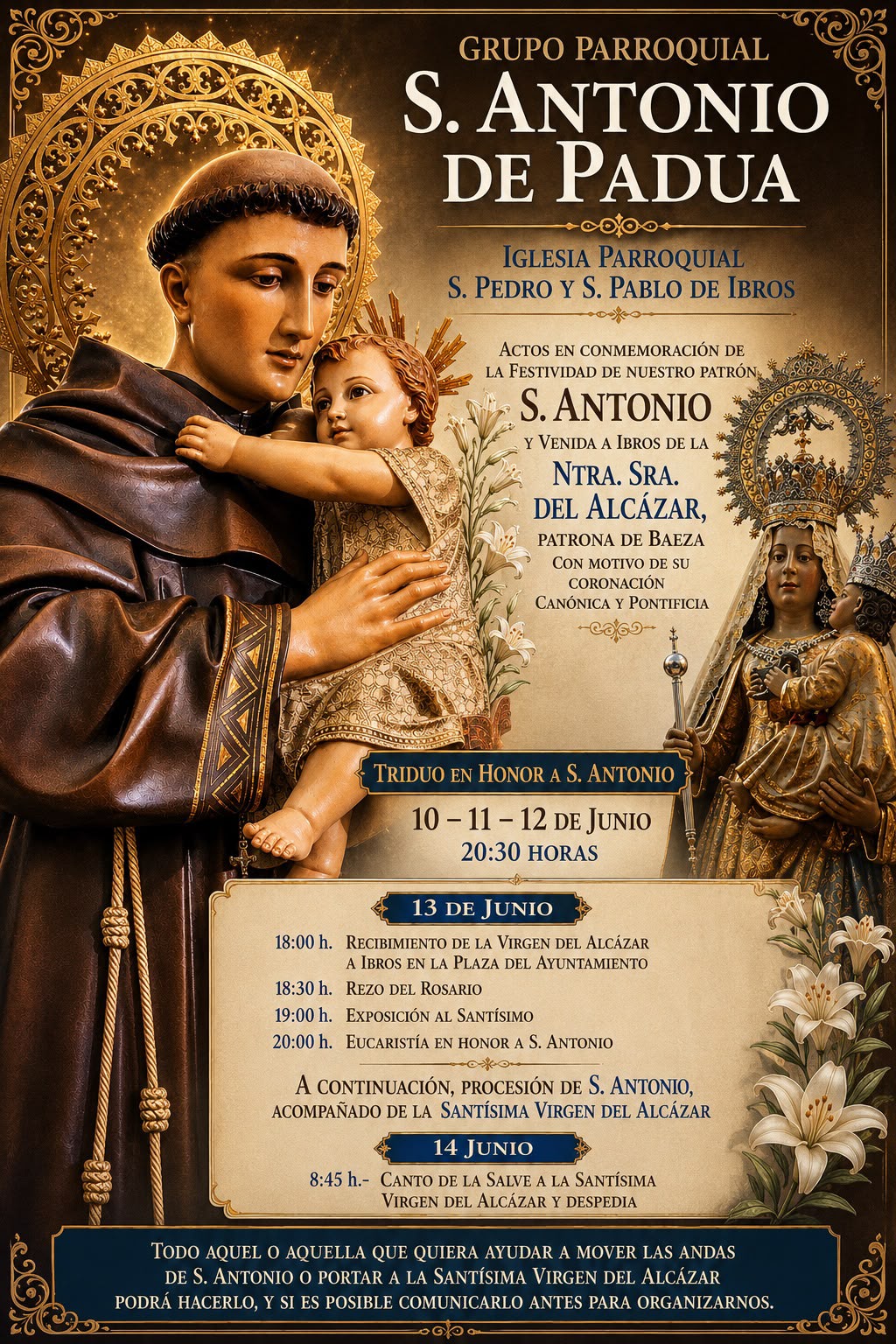 La comarca de La Loma se vuelca en los actos preparatorios para la Coronación Canónica y Pontificia de Santa María del Alcázar 4 WhatsApp Image 2026 06 11 at 09.07.08