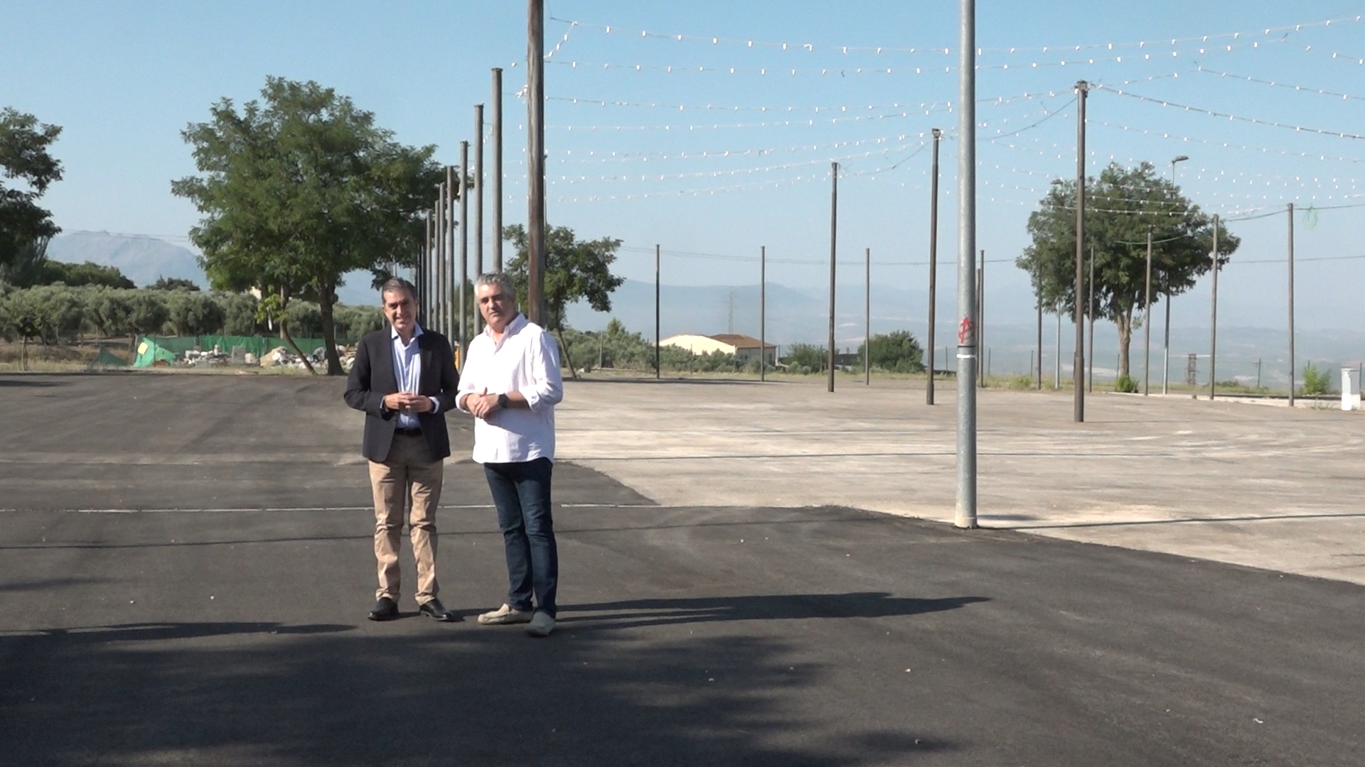 Baeza estrena un nuevo aparcamiento disuasorio con la ampliacion del asfaltado en el Recinto Ferial 1.6.1