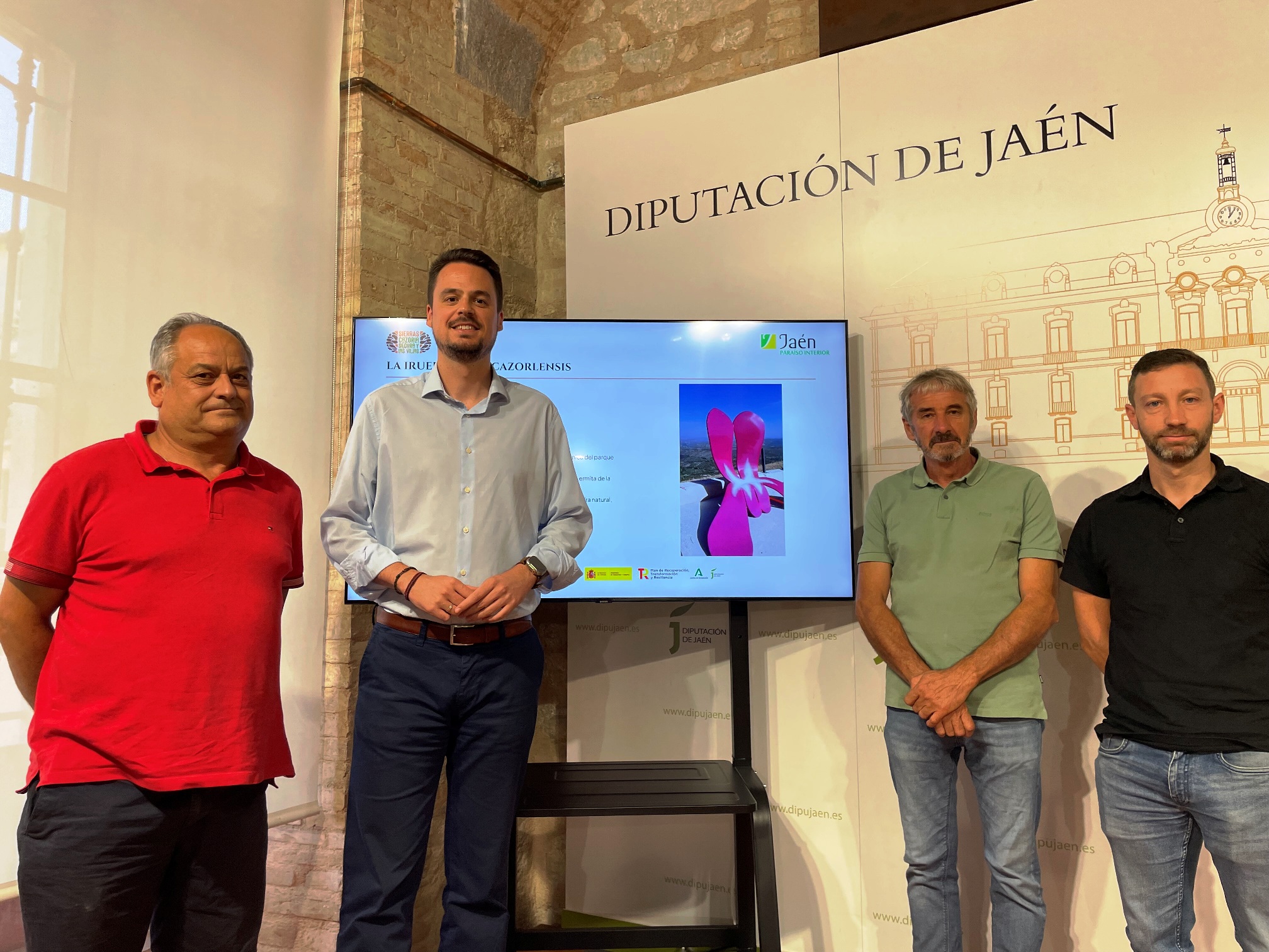 Diputacion disena una ruta singular con esculturas alusivas a la historia fauna y flora del parque de Cazorla Segura y Las Villas