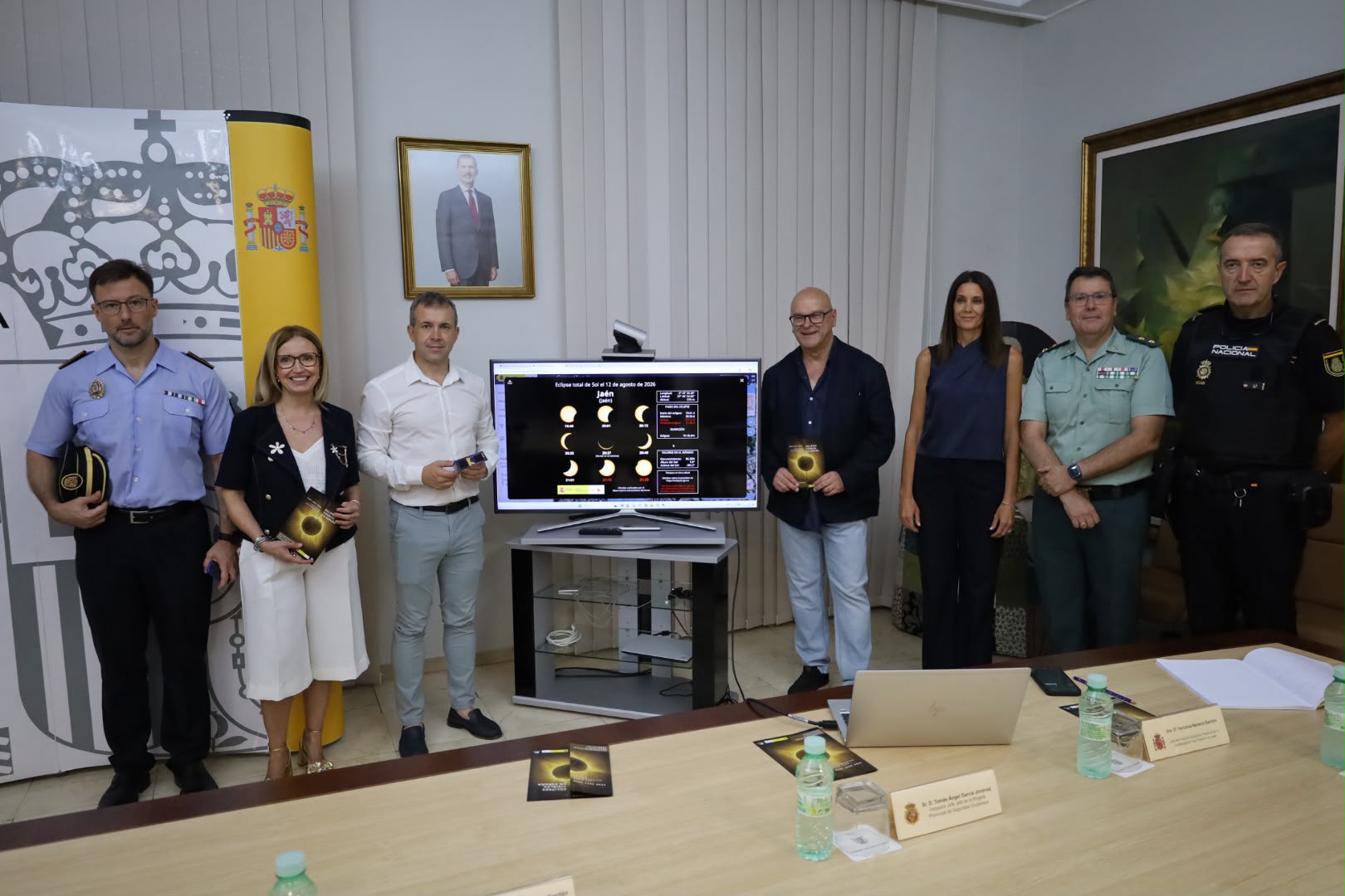 El Gobierno de Espana y el Ayuntamiento de Jaen coordinan el dispositivo de seguridad y movilidad ante el eclipse solar del 12 de agosto