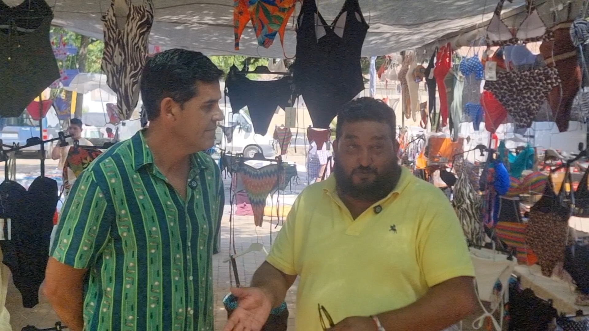 El PSOE de Baeza traslada la preocupacion de los comerciantes del mercadillo ante el abandono y la falta de organizacion 1.142.3