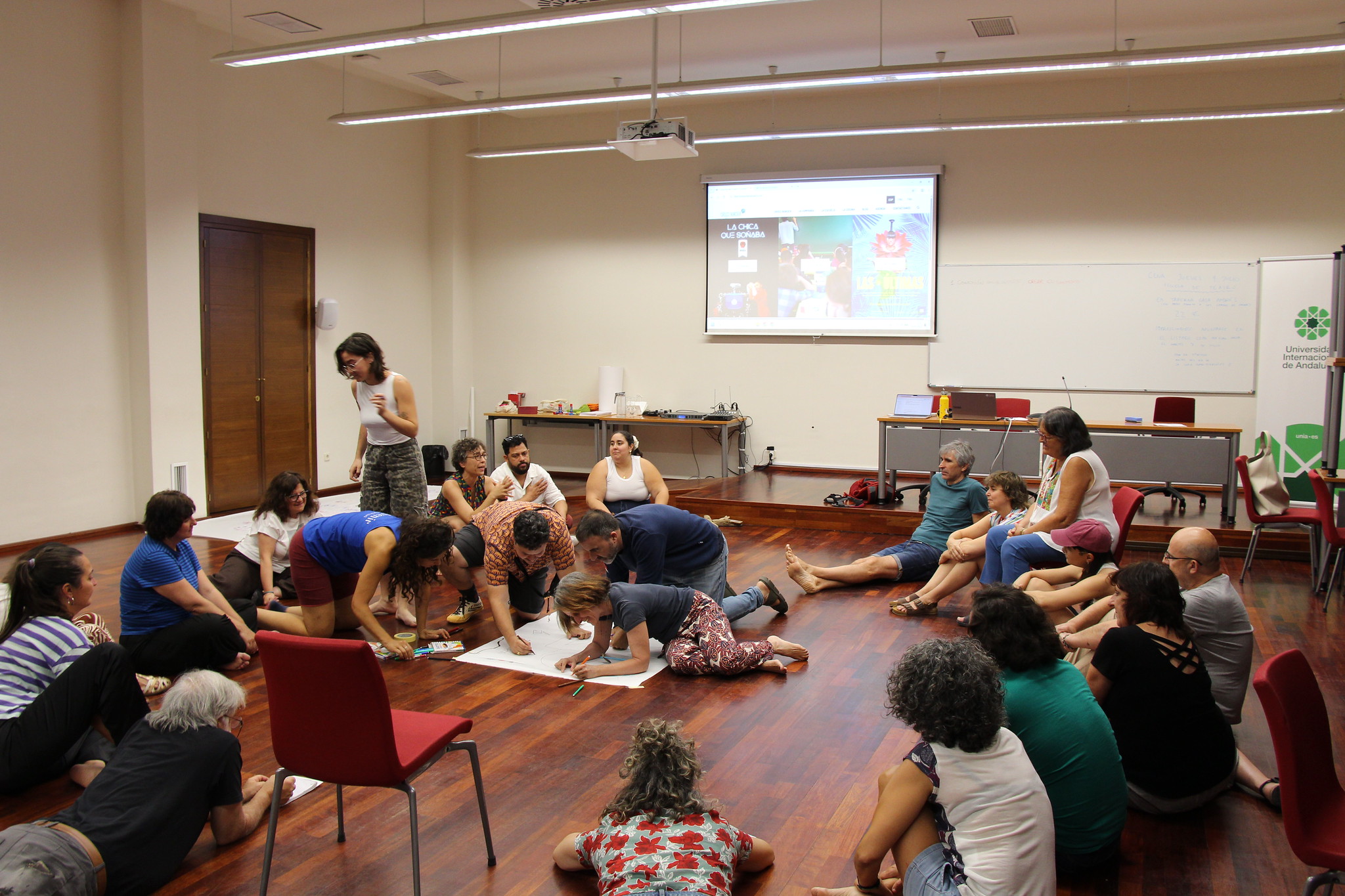 La Escuela de Teatro de la UNIA completa las plazas de sus cuatro talleres y se consolida como un proyecto de valia artistica y pedagogica
