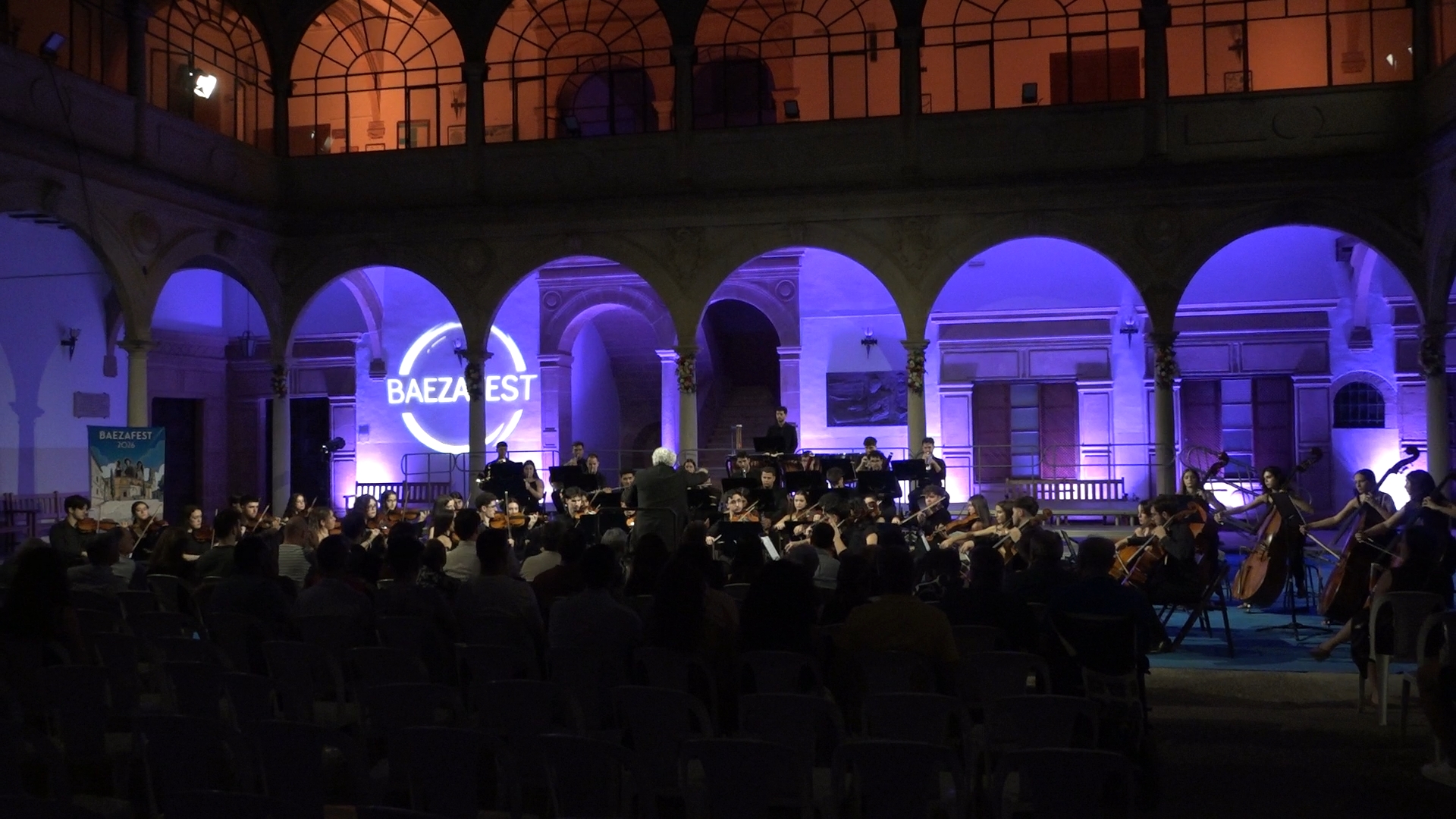 La Orquesta Joven de Extremadura clausura con brillantez el BaezaFest en el Patio de la Antigua Universidad 2.61.1