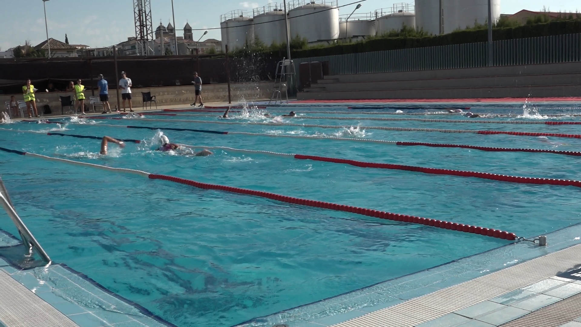 68 jovenes deportistas despiden en Ubeda la temporada del acuatlon base andaluz 1.20.1