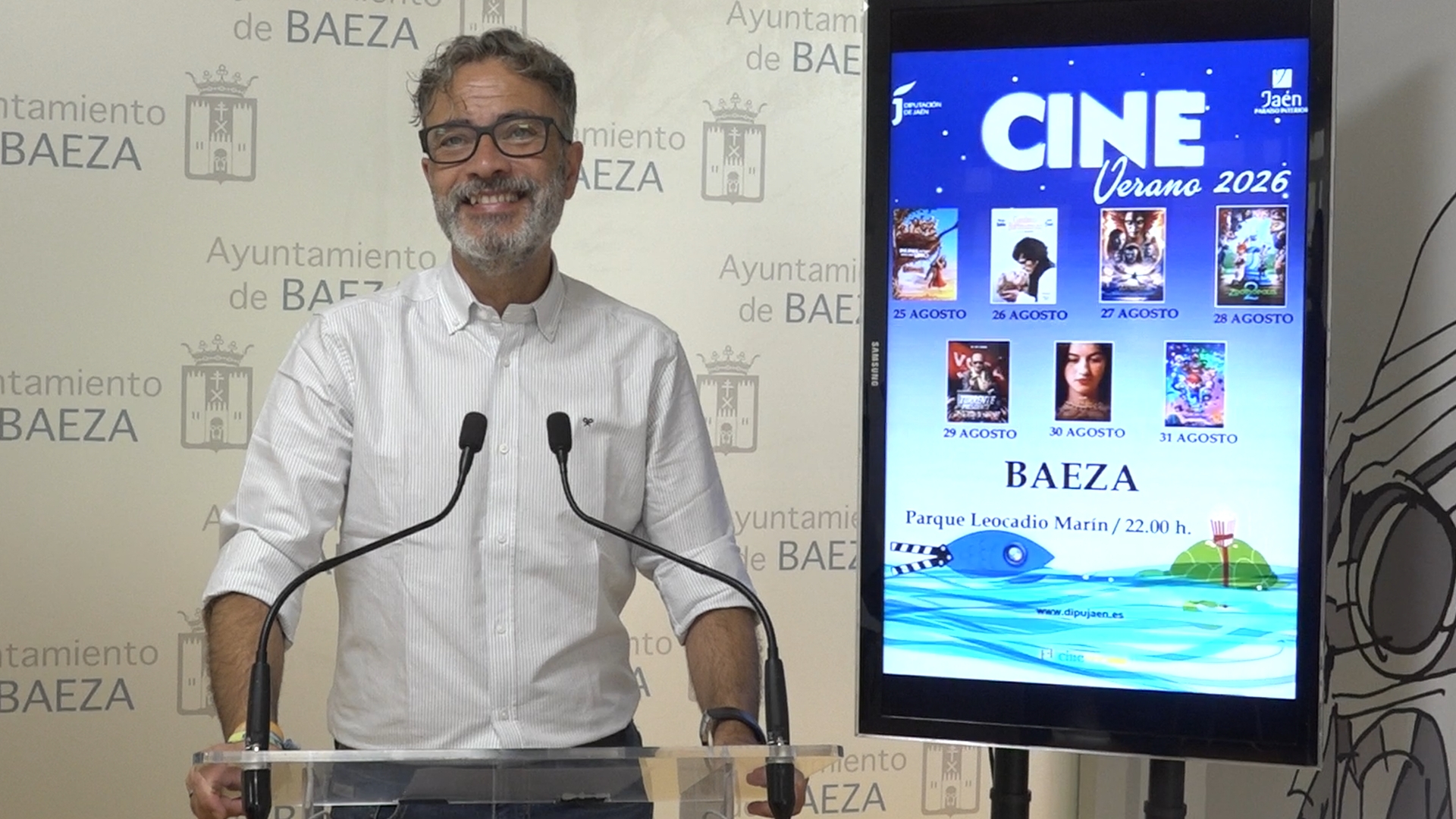 Cine de verano con proyecciones familiares y musica en directo del 25 al 31 de agosto en Baeza 1.34.1