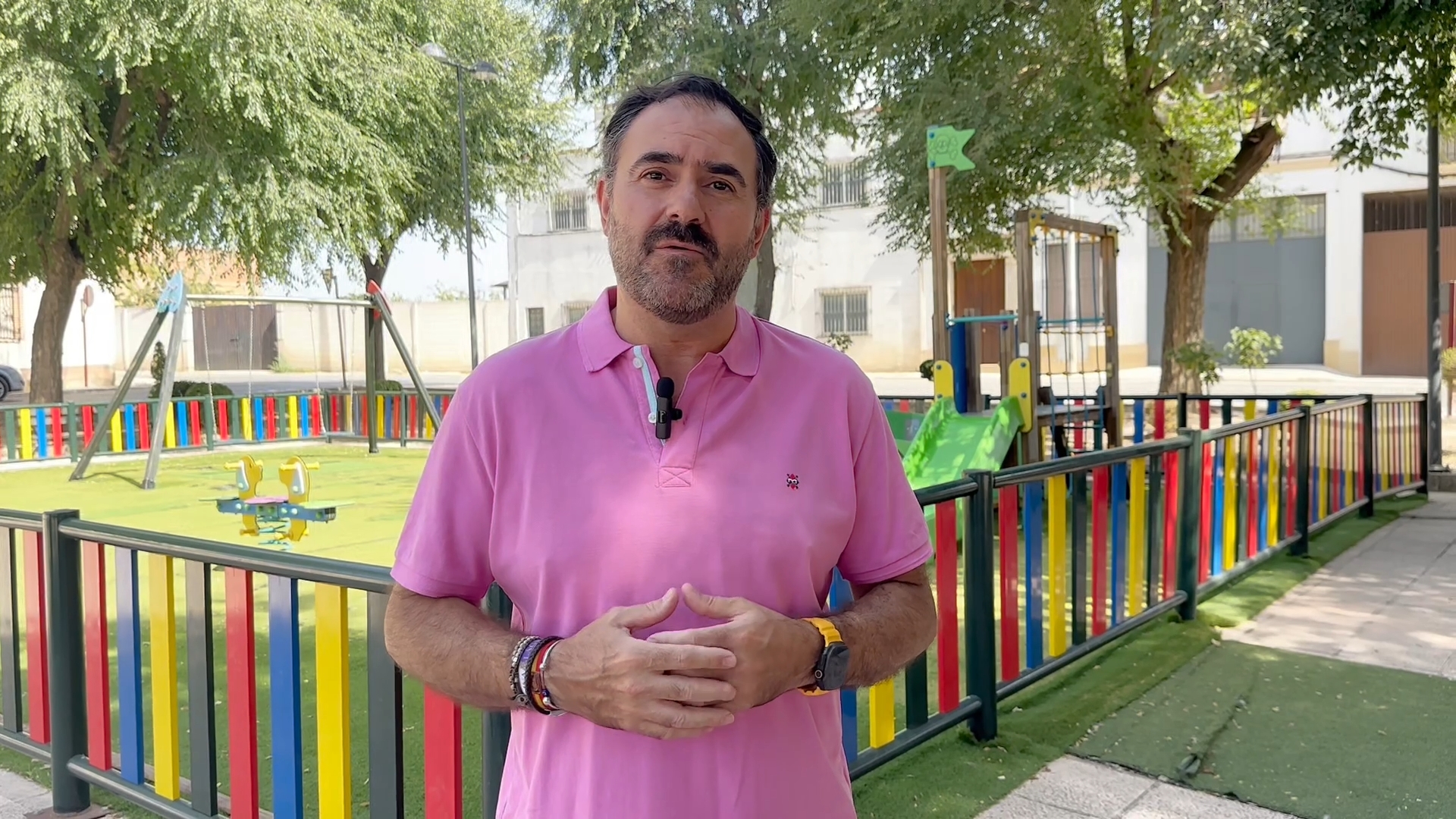 El Ayuntamiento de Baeza pospone la reparacion del suelo del Parque 8 de Marzo por las altas temperaturas
