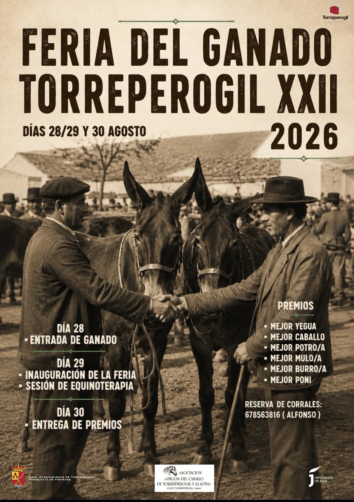 El Pinar de la Mejorana acoge la XXII Feria del Ganado de Torreperogil
