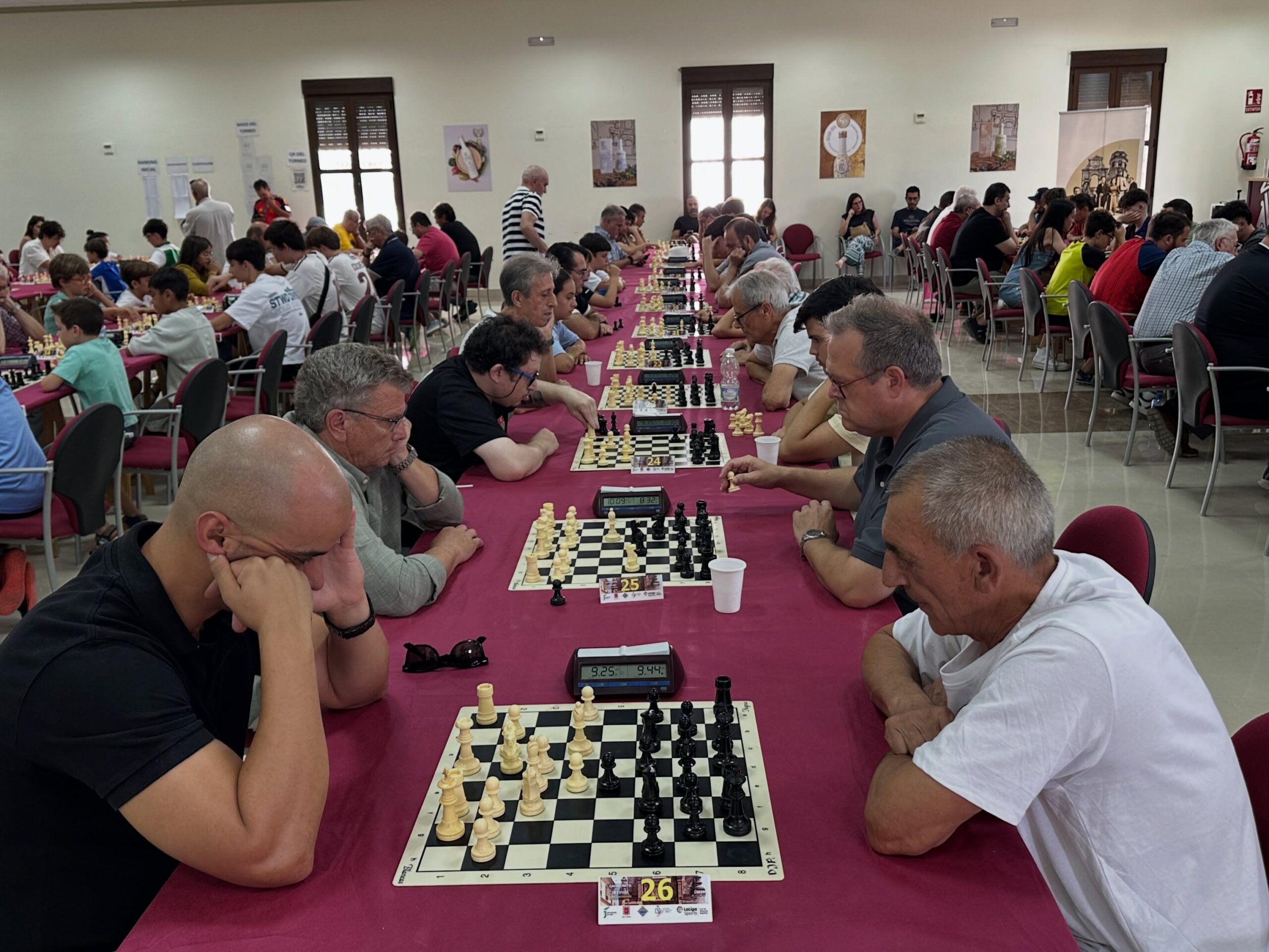El III Torneo de Ajedrez “Ciudad de Baeza” se consolida como referente deportivo de la Feria