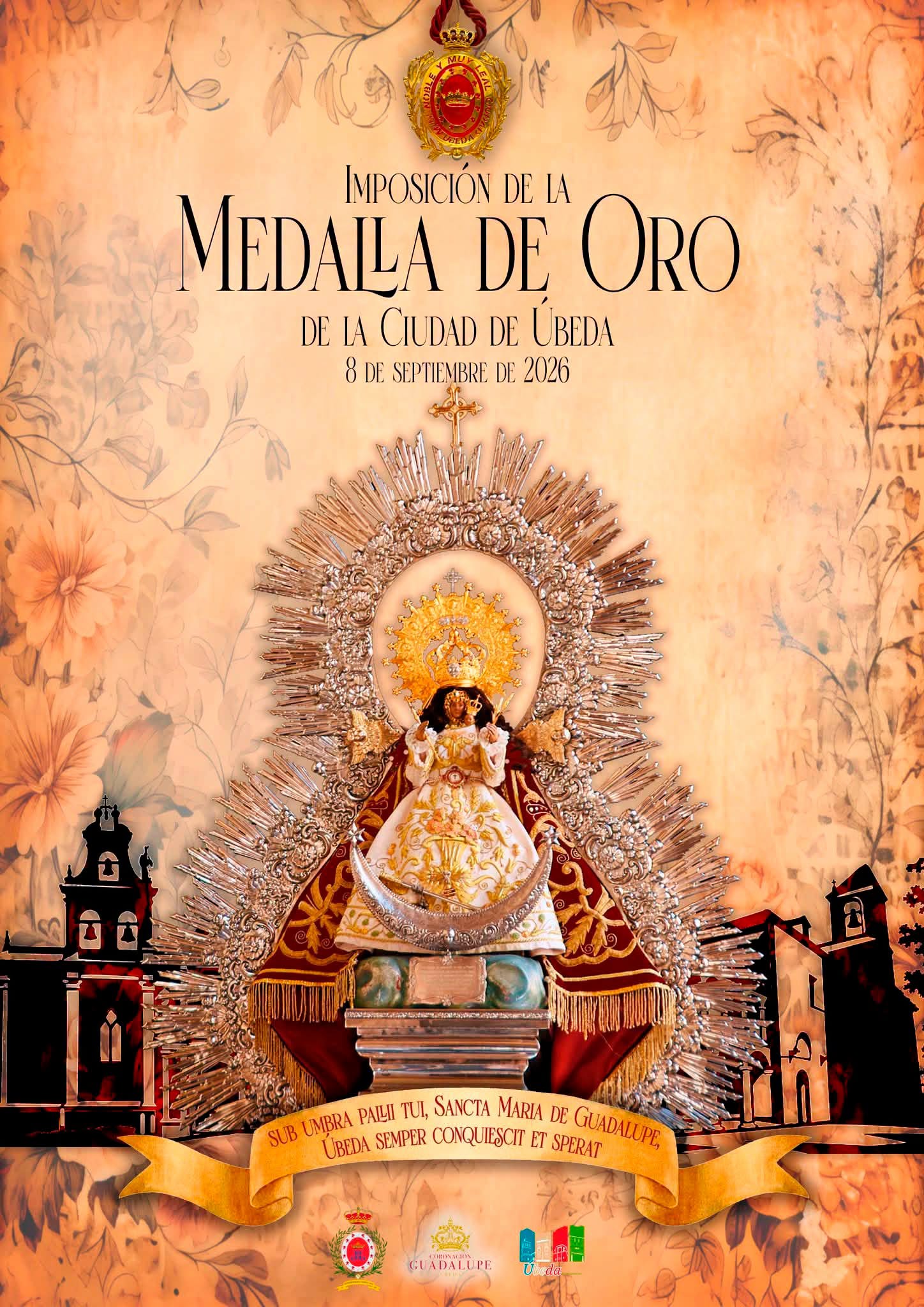 Ubeda prepara los actos en honor de la Virgen de Guadalupe que recibira la Medalla de Oro de la Ciudad