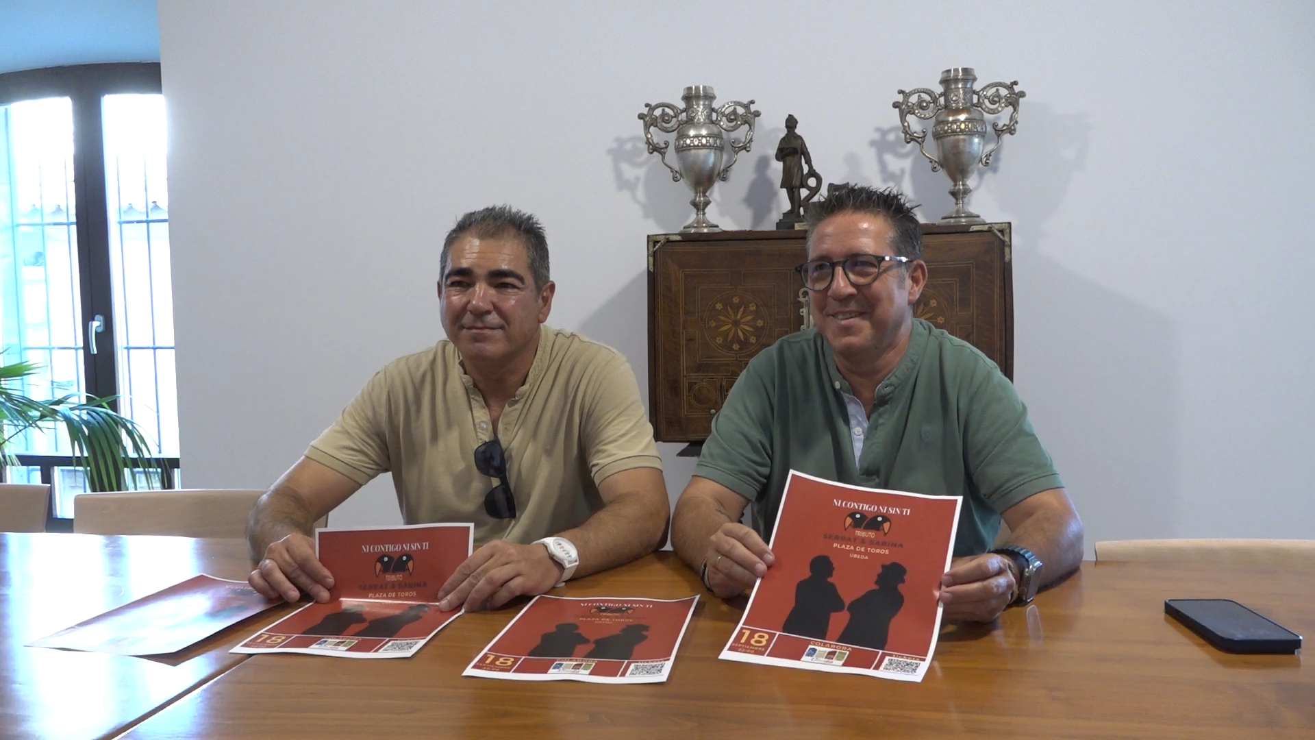 Ubeda acoge el regreso del tributo Ni contigo ni sin ti a Serrat y Sabina en la Plaza de Toros 1.16.1