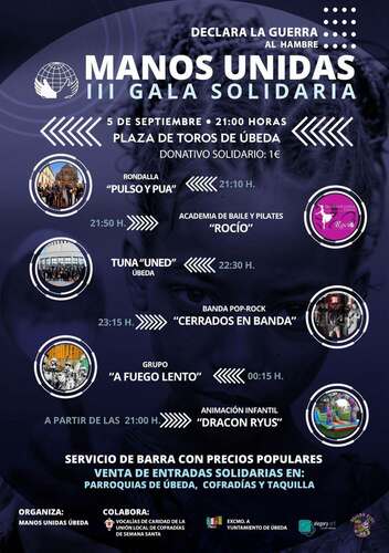 iii gala solidaria manos unidas